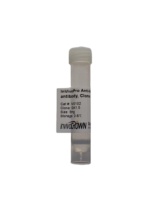 InVivoPro Anti-Mouse CD4 in vivo antibody, Clone GK1.5