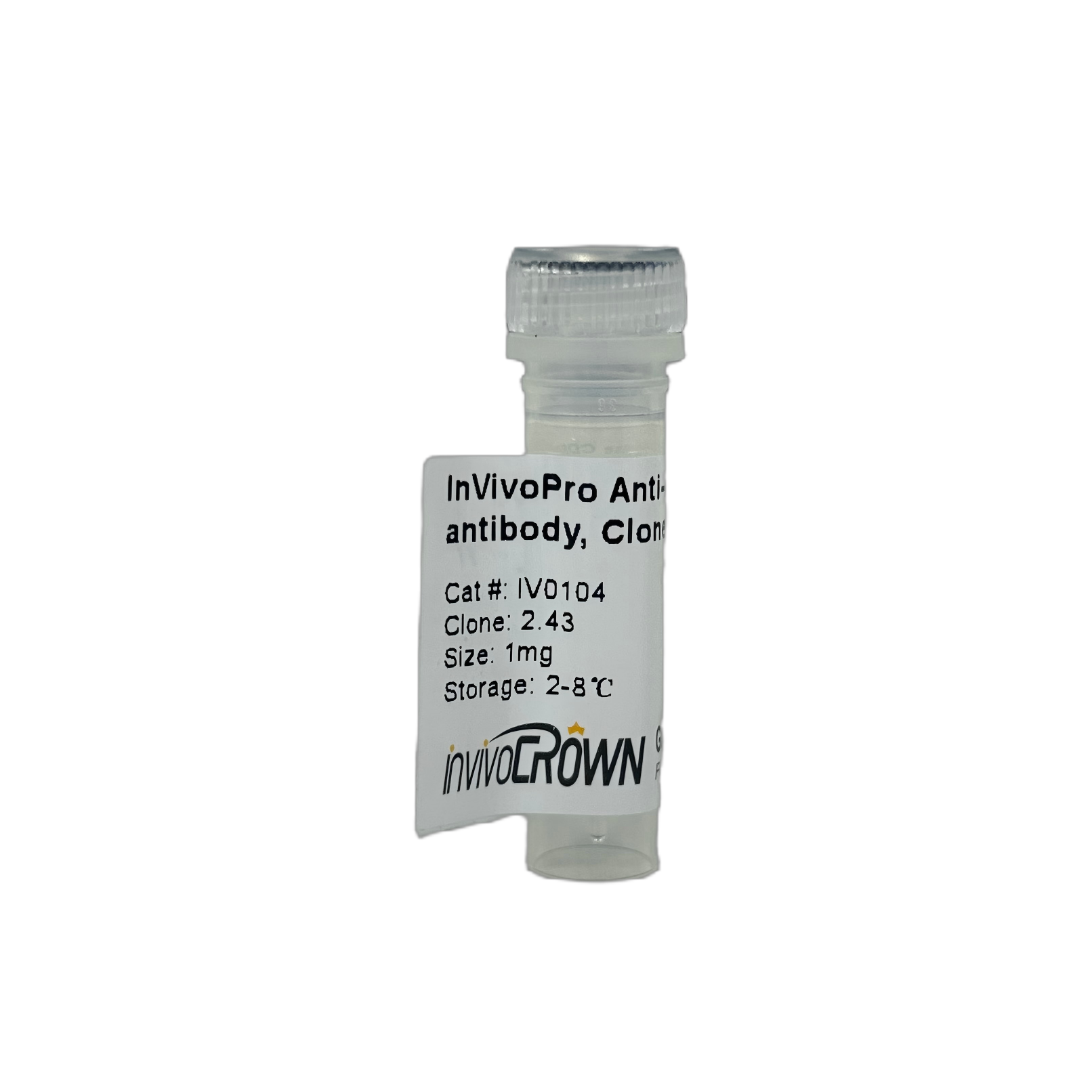 InVivoPro Anti-Mouse CD8α in vivo antibody, Clone 2.43